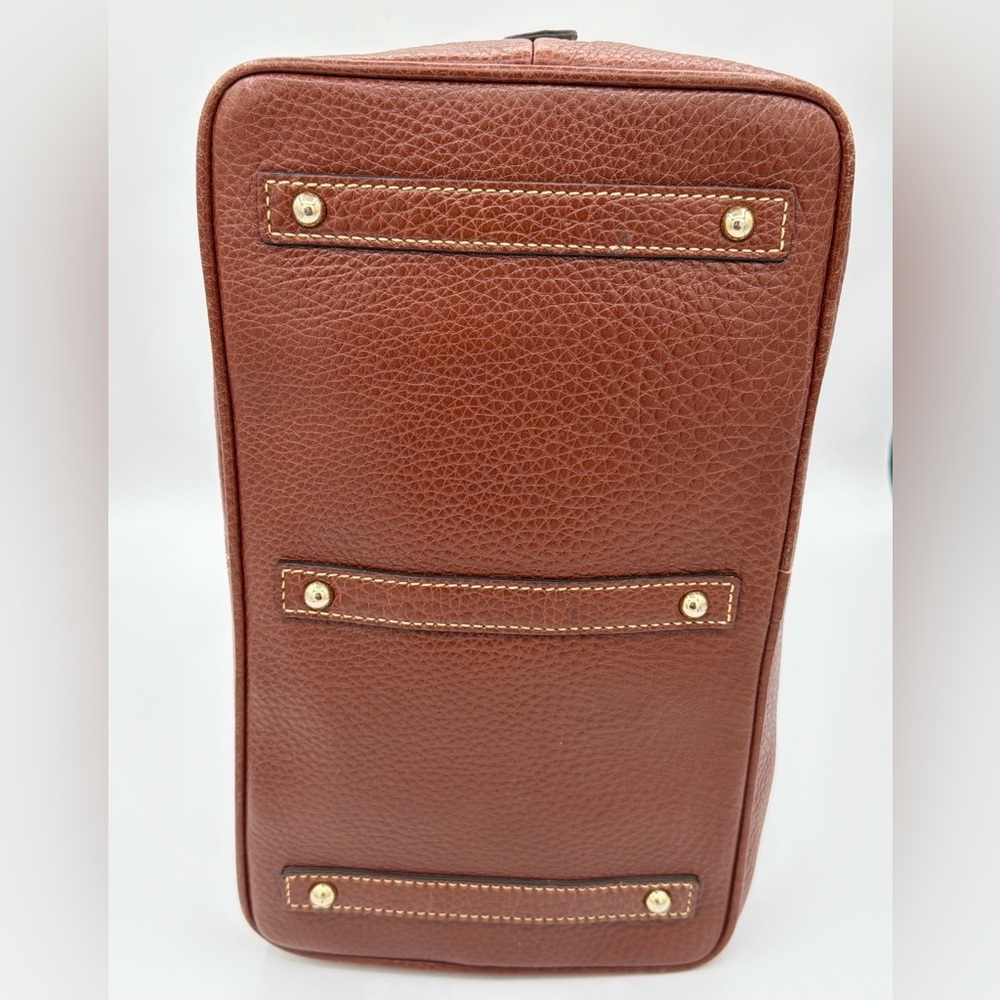 Dooney & Bourke Brown Pebble Leather Shoulder Bag - Picture 5 of 9